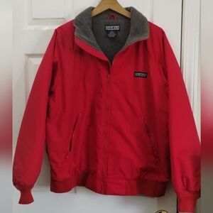 Lands' End Men's Red Classic Squail Polartec Jacket